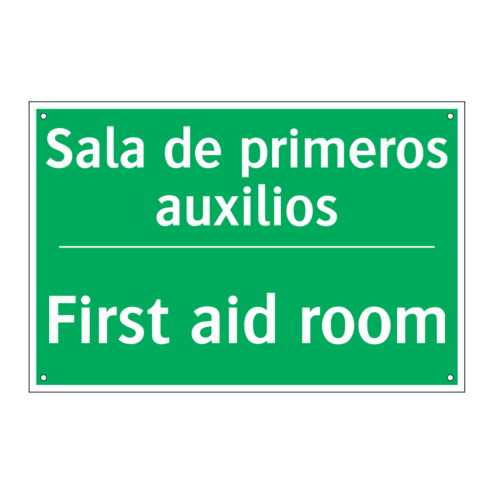 Sala de primeros auxilios - First aid room