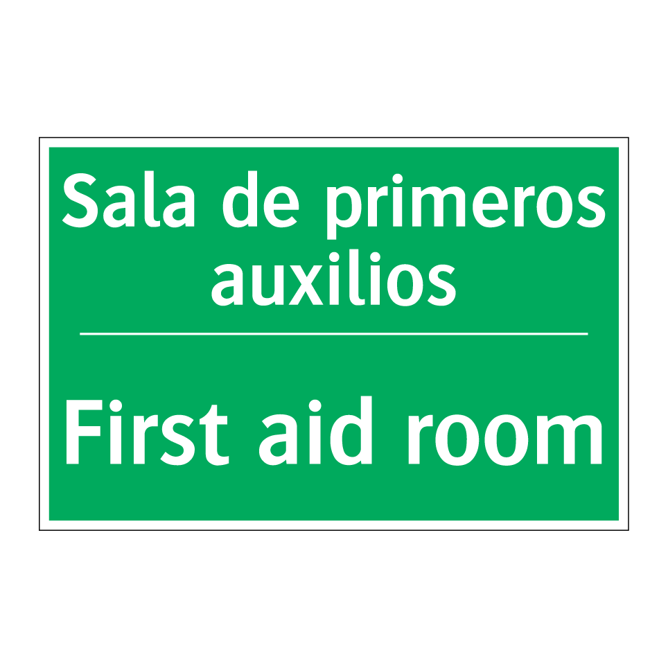 Sala de primeros auxilios - First aid room