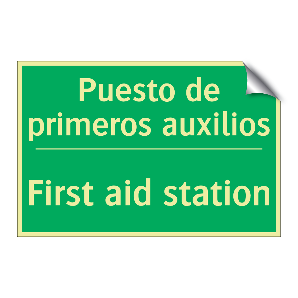 Puesto de primeros auxilios - First aid station
