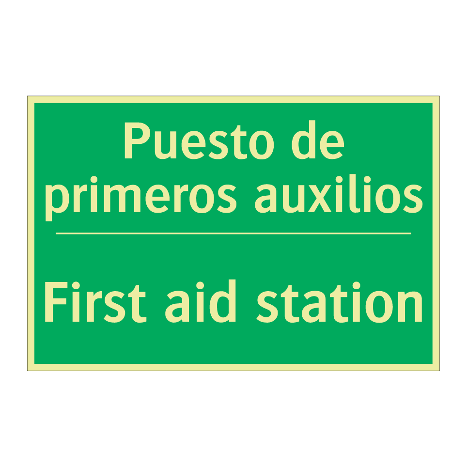 Puesto de primeros auxilios - First aid station
