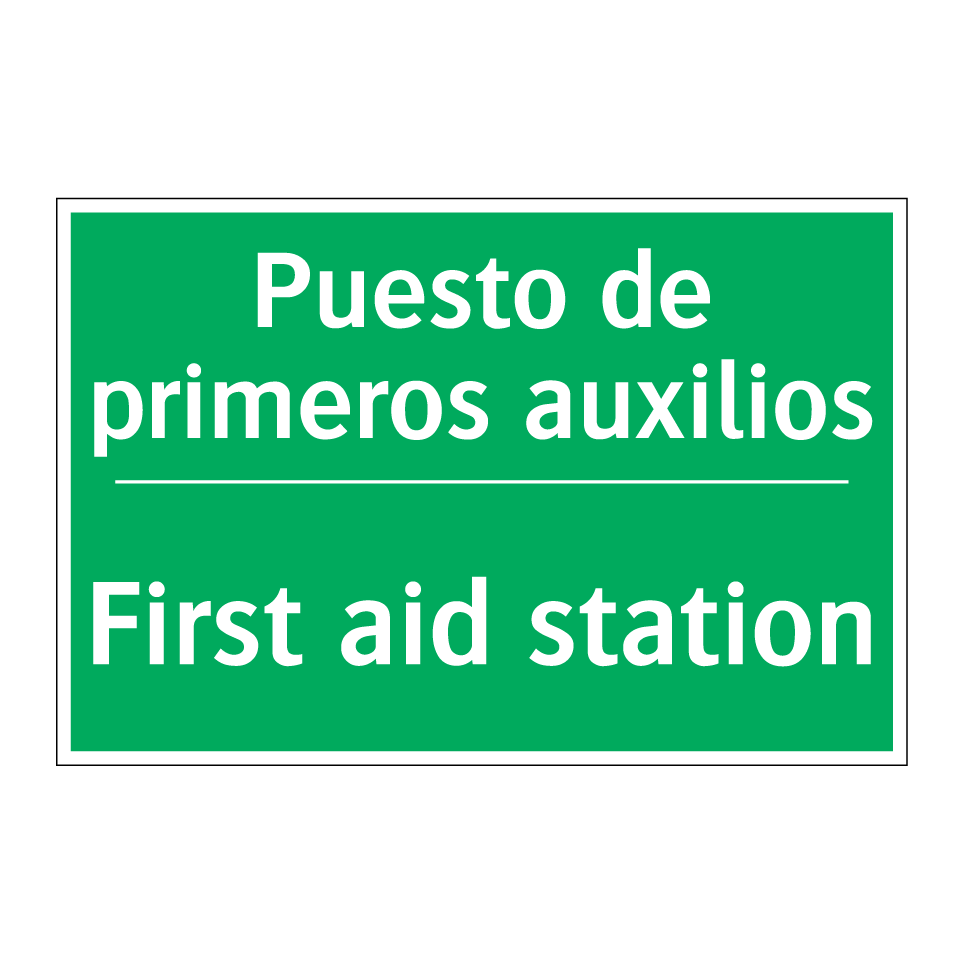 Puesto de primeros auxilios - First aid station