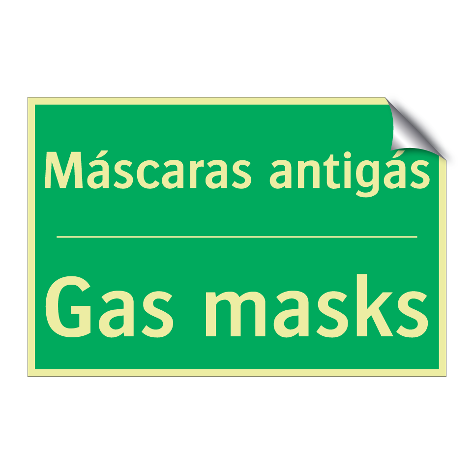 Máscaras antigás - Gas masks