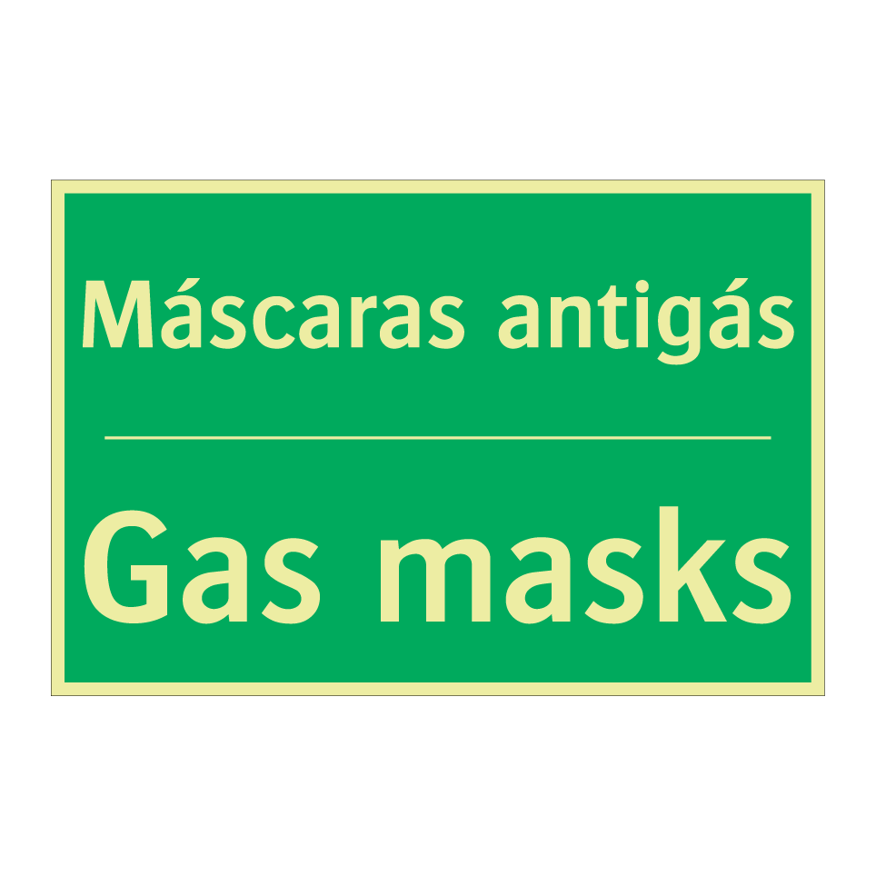 Máscaras antigás - Gas masks