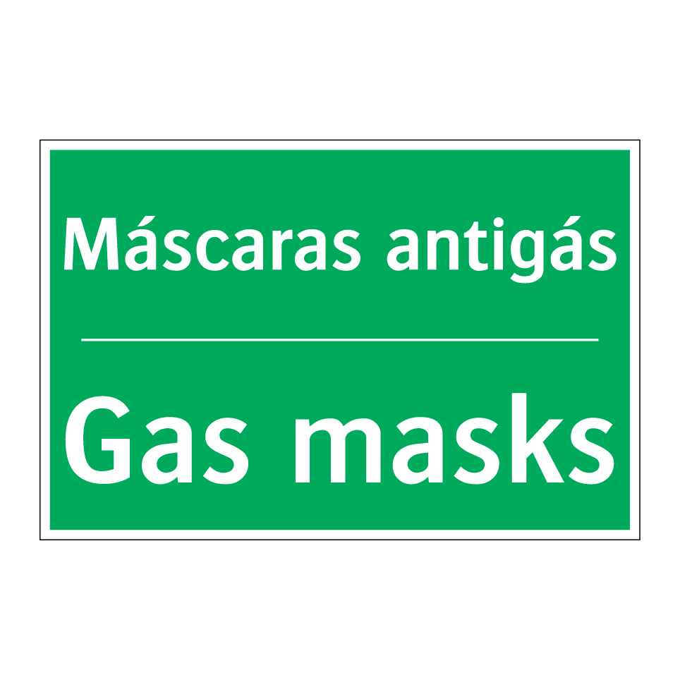 Máscaras antigás - Gas masks