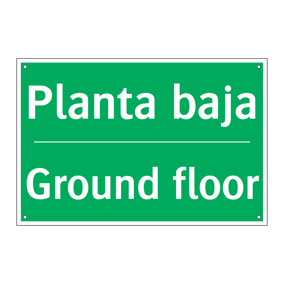 Planta baja - Ground floor