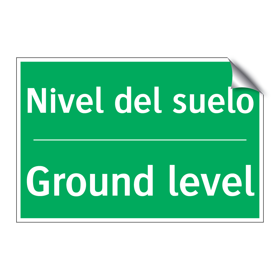 Nivel del suelo - Ground level