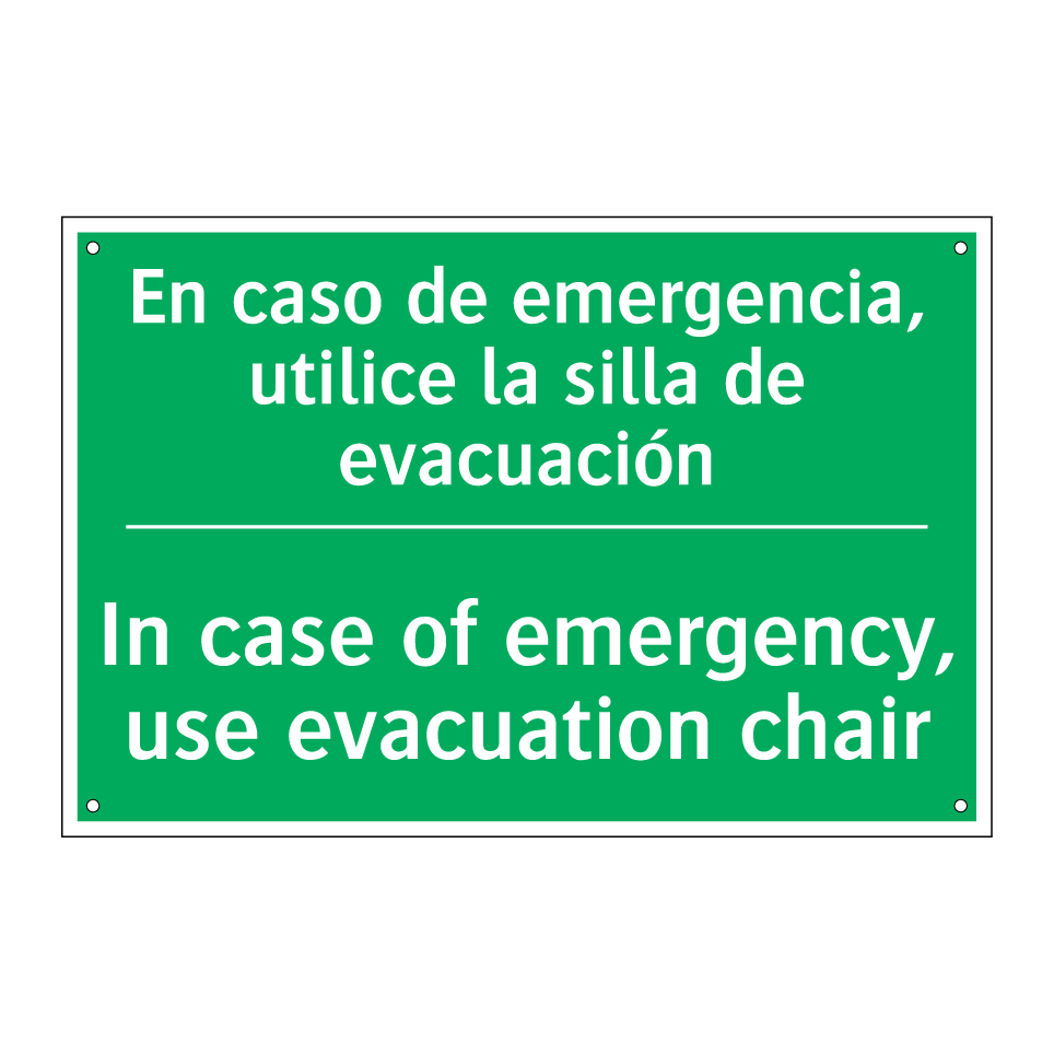 En caso de emergencia, /.../ - In case of emergency, use /.../