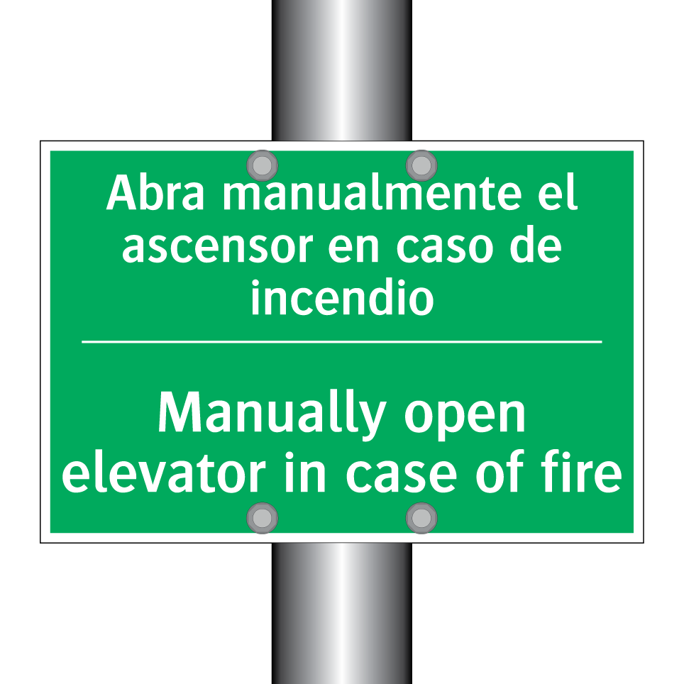 Abra manualmente el ascensor /.../ - Manually open elevator in /.../