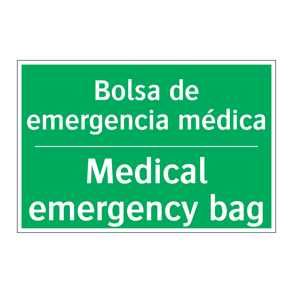 Bolsa de emergencia médica - Medical emergency bag