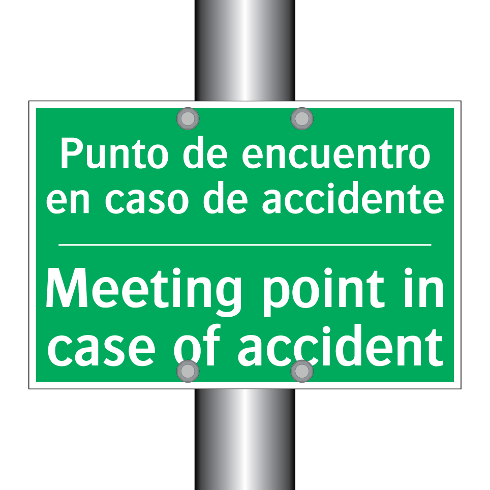 Punto de encuentro en caso de /.../ - Meeting point in case of /.../