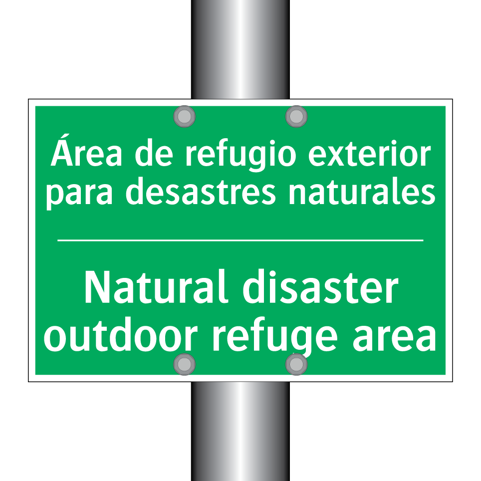 Área de refugio exterior para /.../ - Natural disaster outdoor /.../