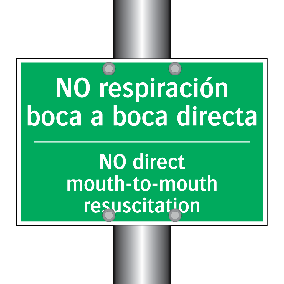 NO respiración boca a boca /.../ - NO direct mouth-to-mouth /.../