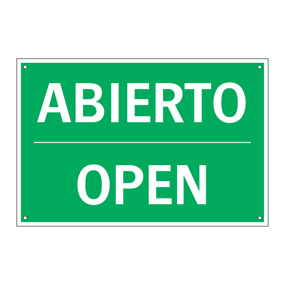 ABIERTO - OPEN