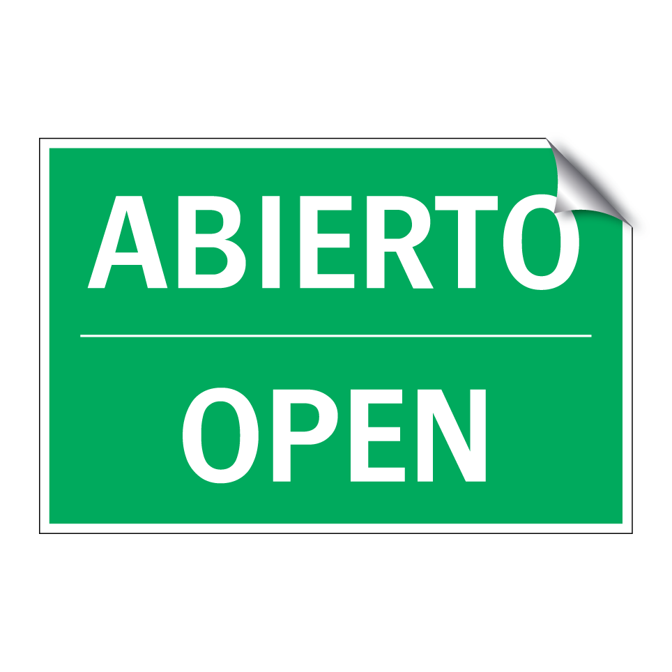ABIERTO - OPEN
