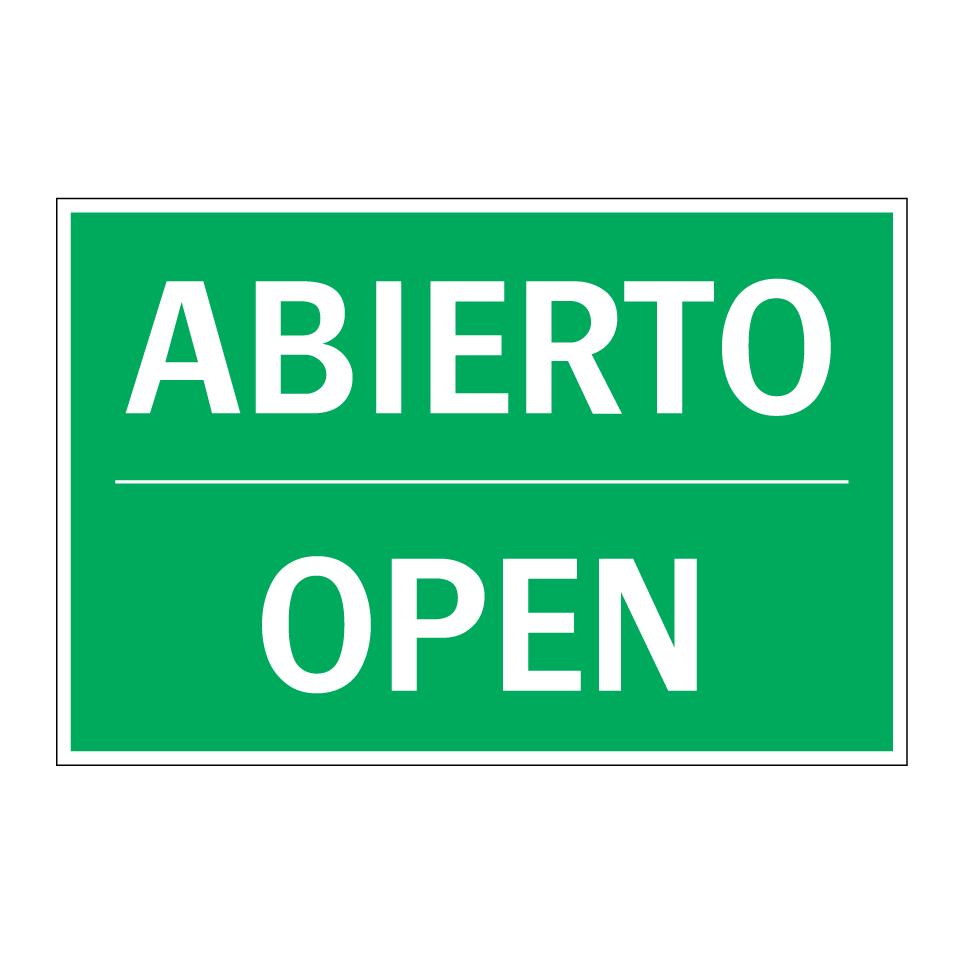ABIERTO - OPEN
