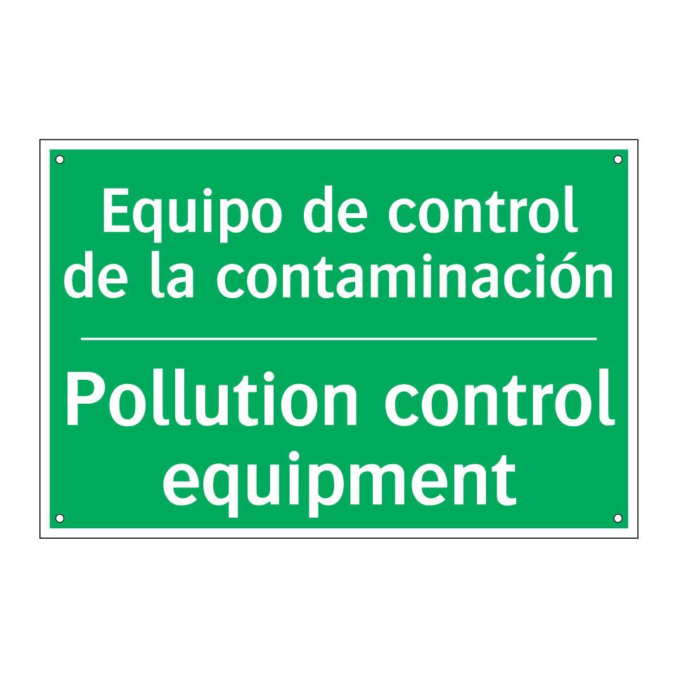 Equipo de control de la /.../ - Pollution control equipment
