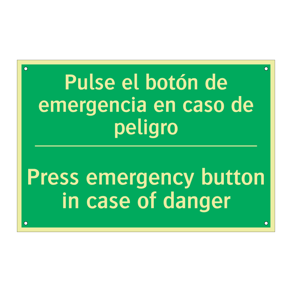 Pulse el botón de emergencia /.../ - Press emergency button in /.../