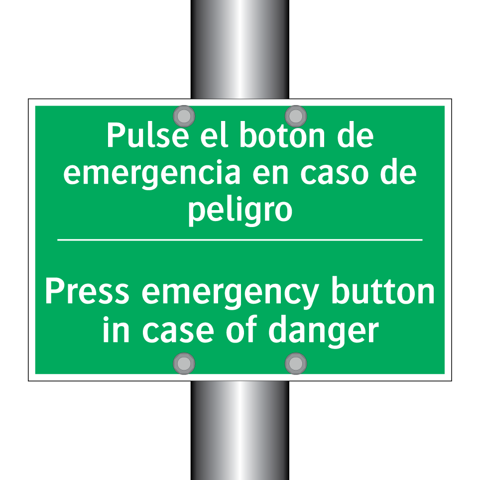 Pulse el botón de emergencia /.../ - Press emergency button in /.../