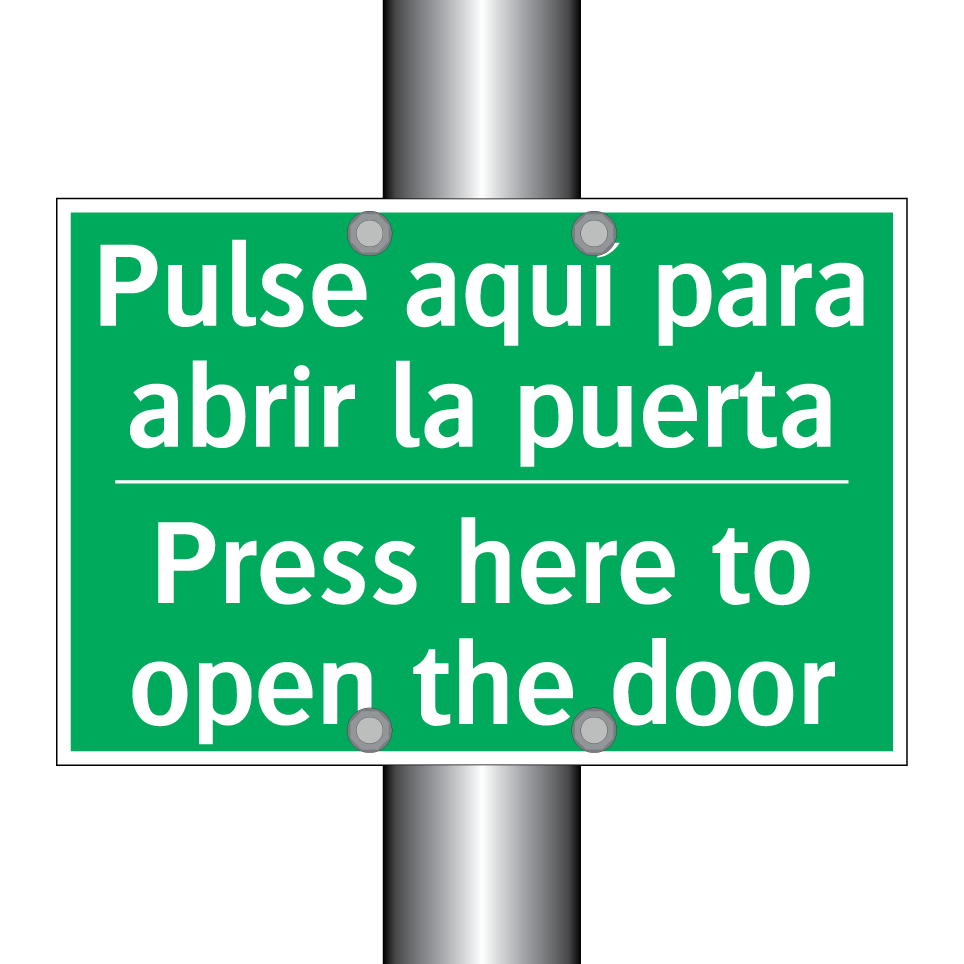 Pulse aquí para abrir la /.../ - Press here to open the door
