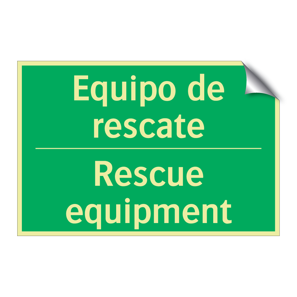 Equipo de rescate - Rescue equipment