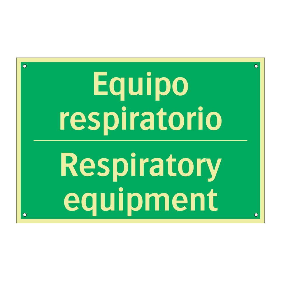 Equipo respiratorio - Respiratory equipment
