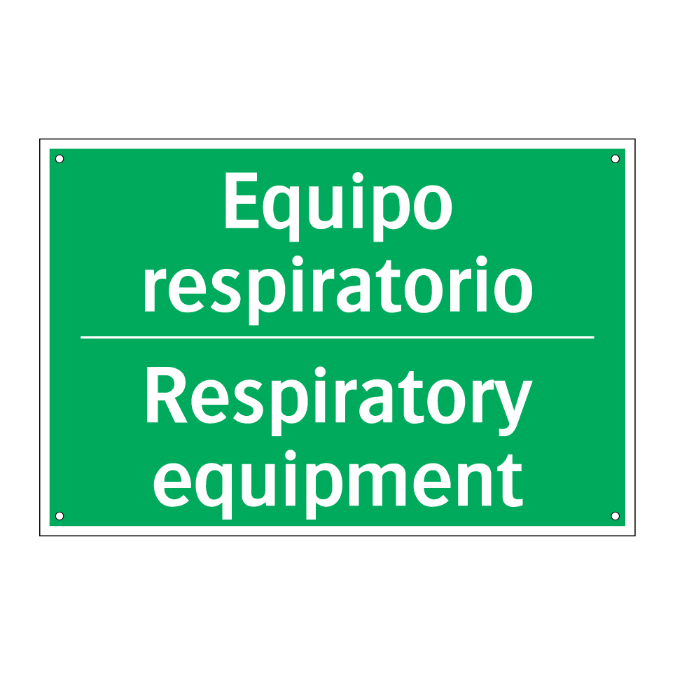 Equipo respiratorio - Respiratory equipment