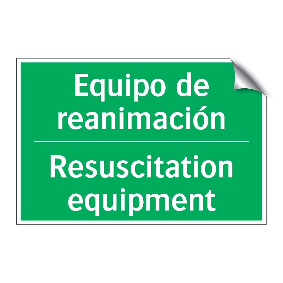 Equipo de reanimación - Resuscitation equipment