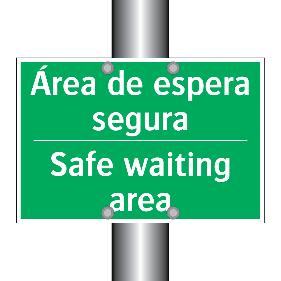 Área de espera segura - Safe waiting area