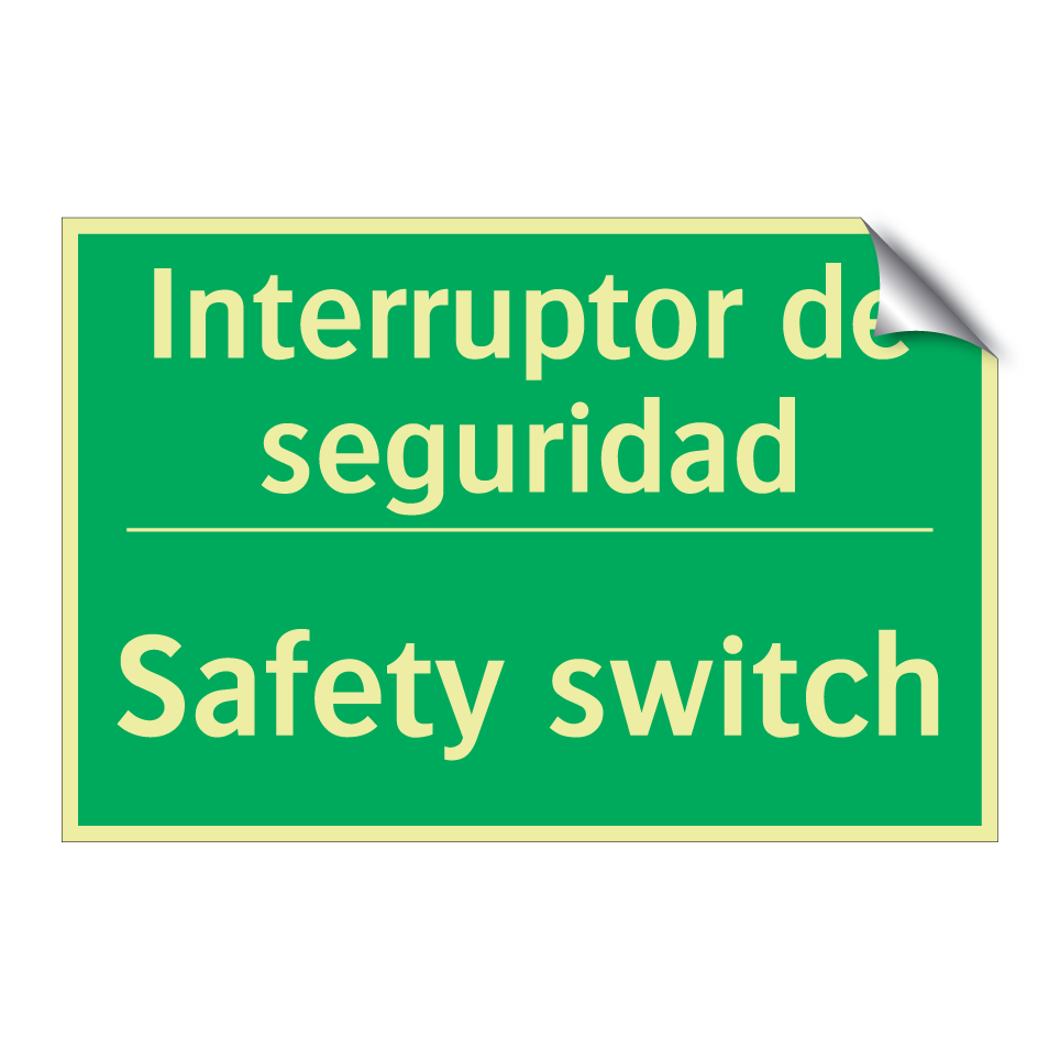 Interruptor de seguridad - Safety switch