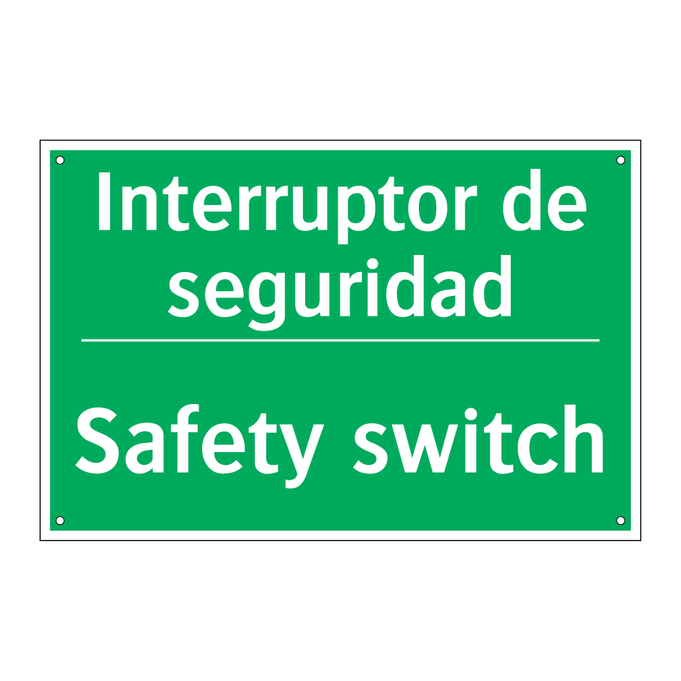 Interruptor de seguridad - Safety switch