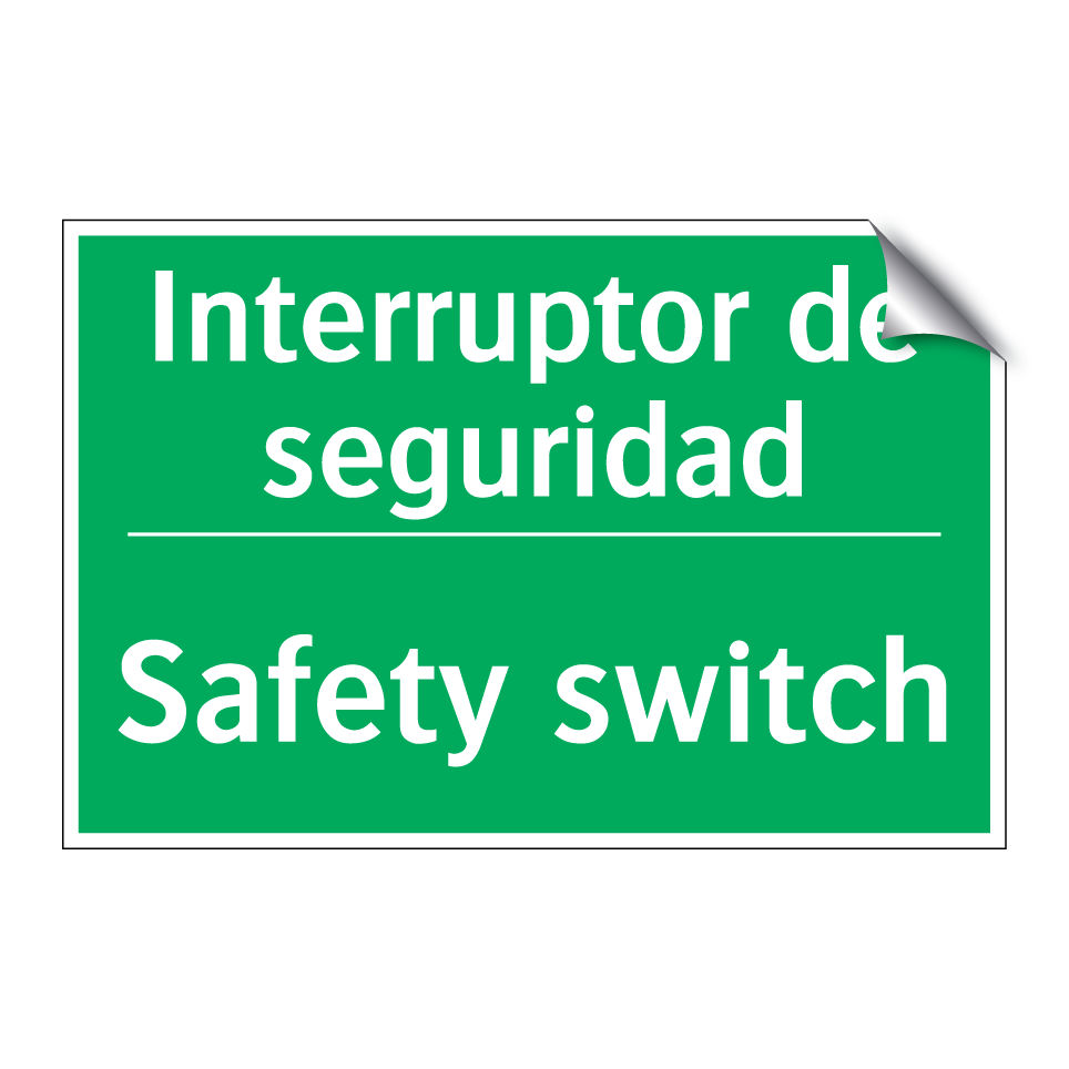 Interruptor de seguridad - Safety switch