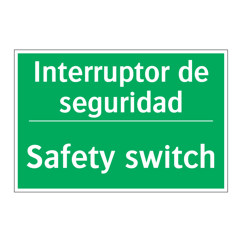 Interruptor de seguridad - Safety switch