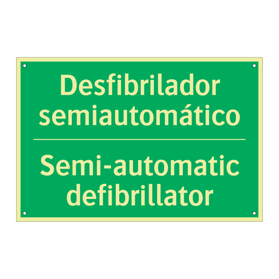 Desfibrilador semiautomático - Semi-automatic defibrillator