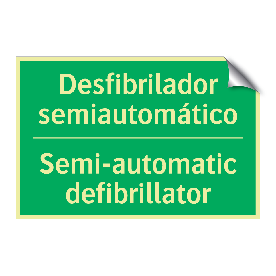 Desfibrilador semiautomático - Semi-automatic defibrillator