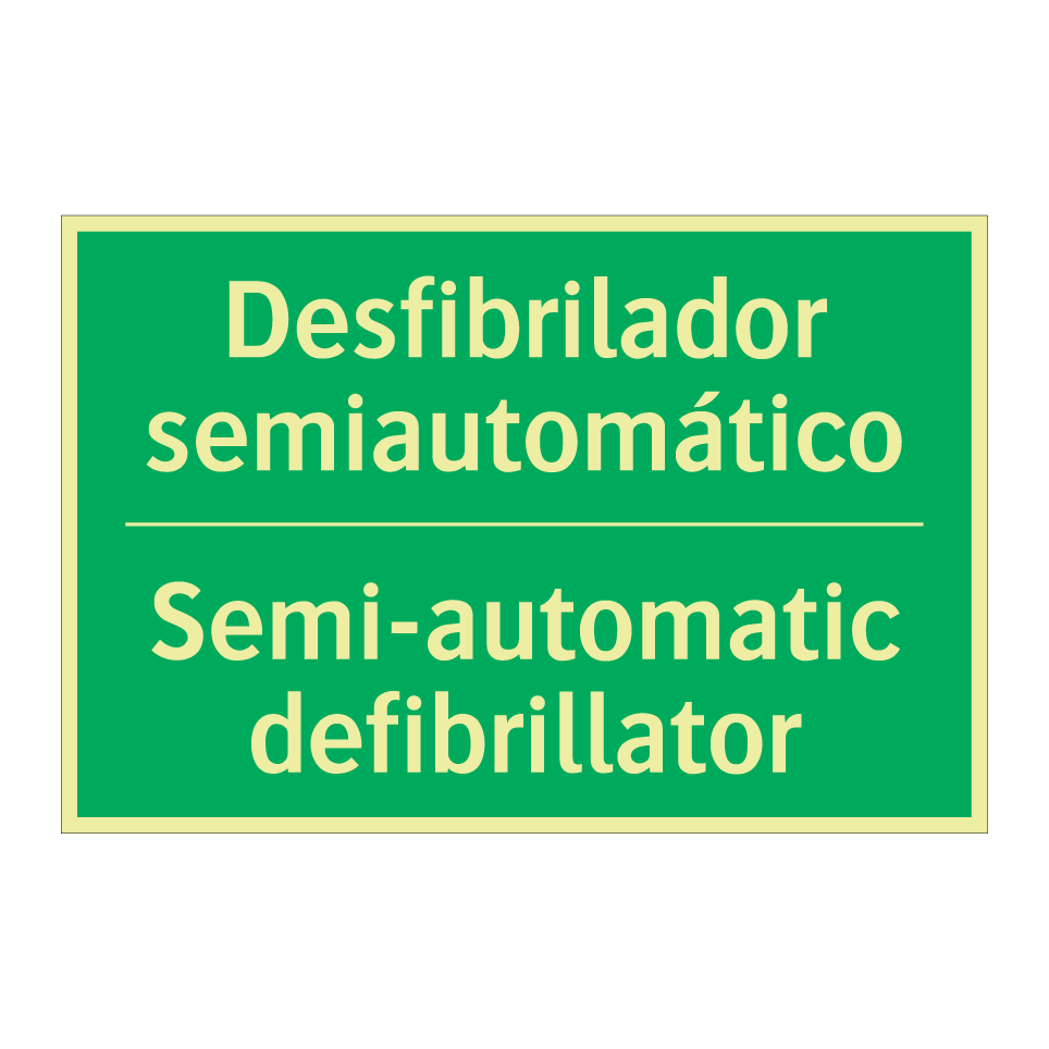 Desfibrilador semiautomático - Semi-automatic defibrillator