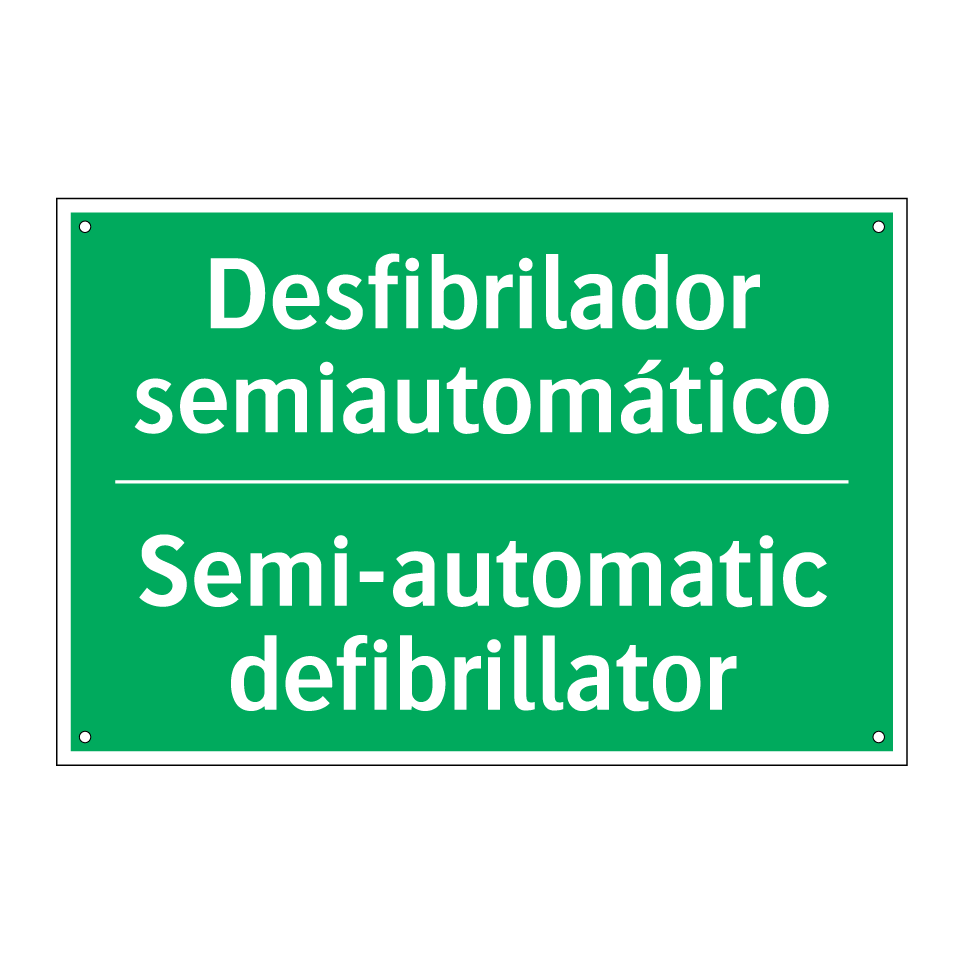 Desfibrilador semiautomático - Semi-automatic defibrillator