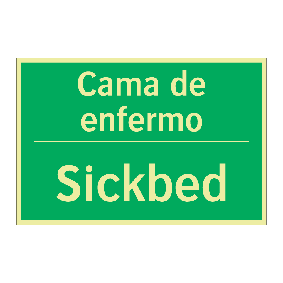 Cama de enfermo - Sickbed