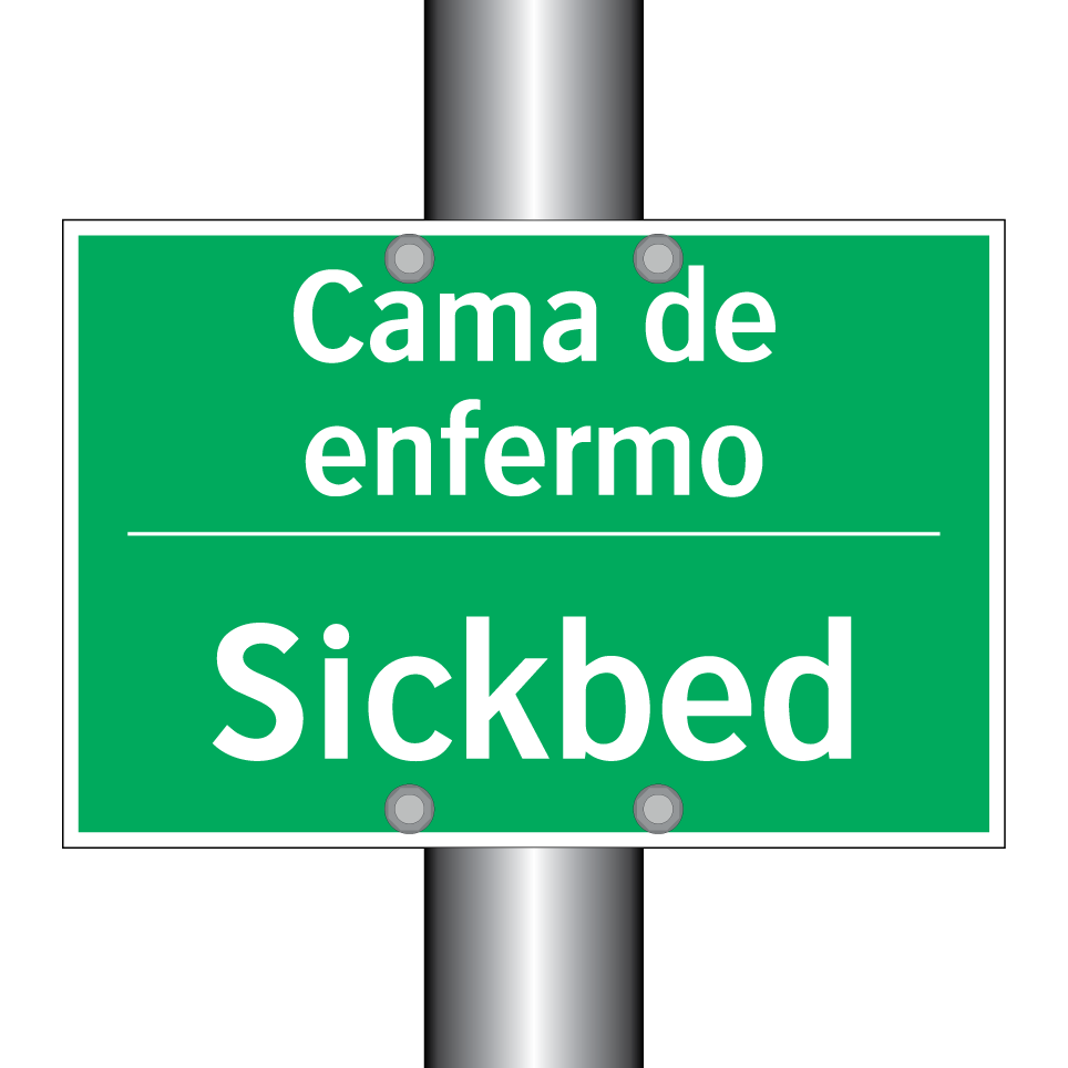 Cama de enfermo - Sickbed