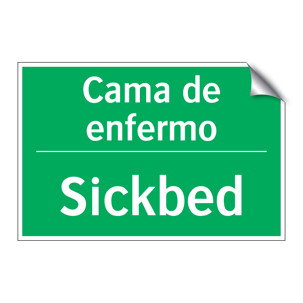 Cama de enfermo - Sickbed