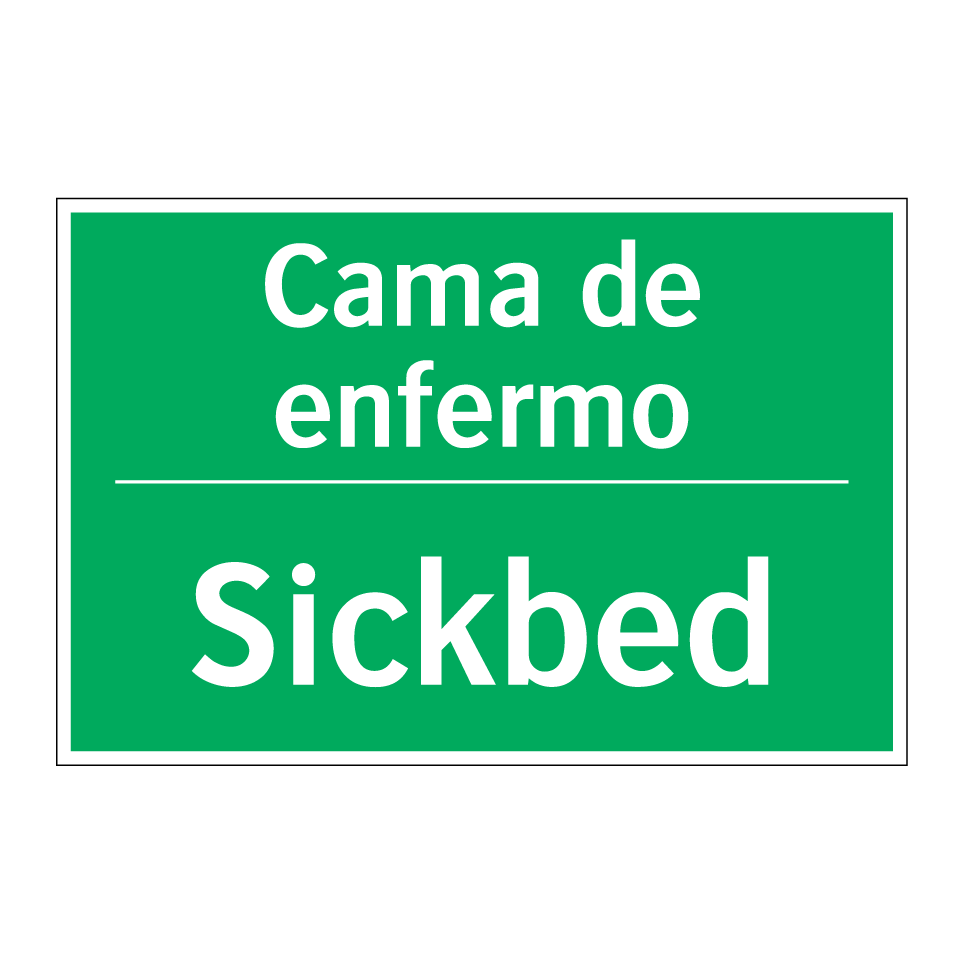 Cama de enfermo - Sickbed