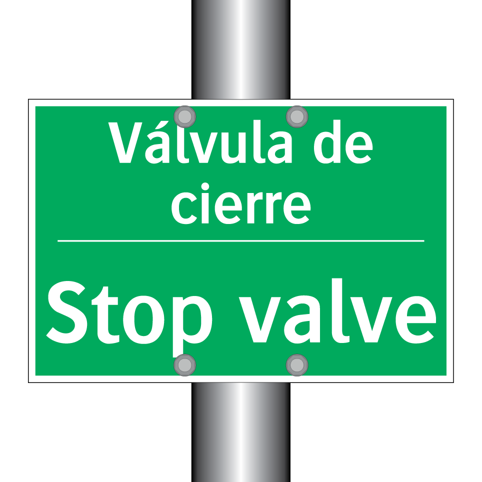 Válvula de cierre - Stop valve