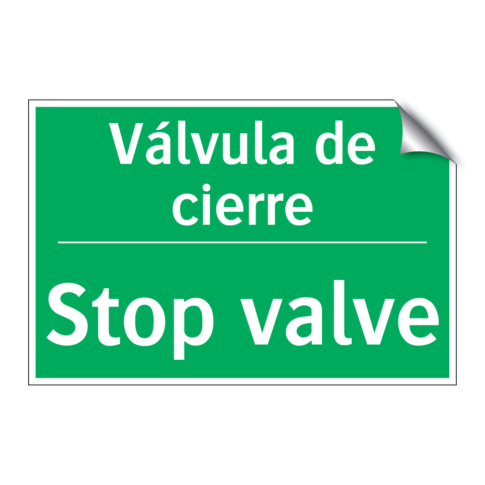 Válvula de cierre - Stop valve