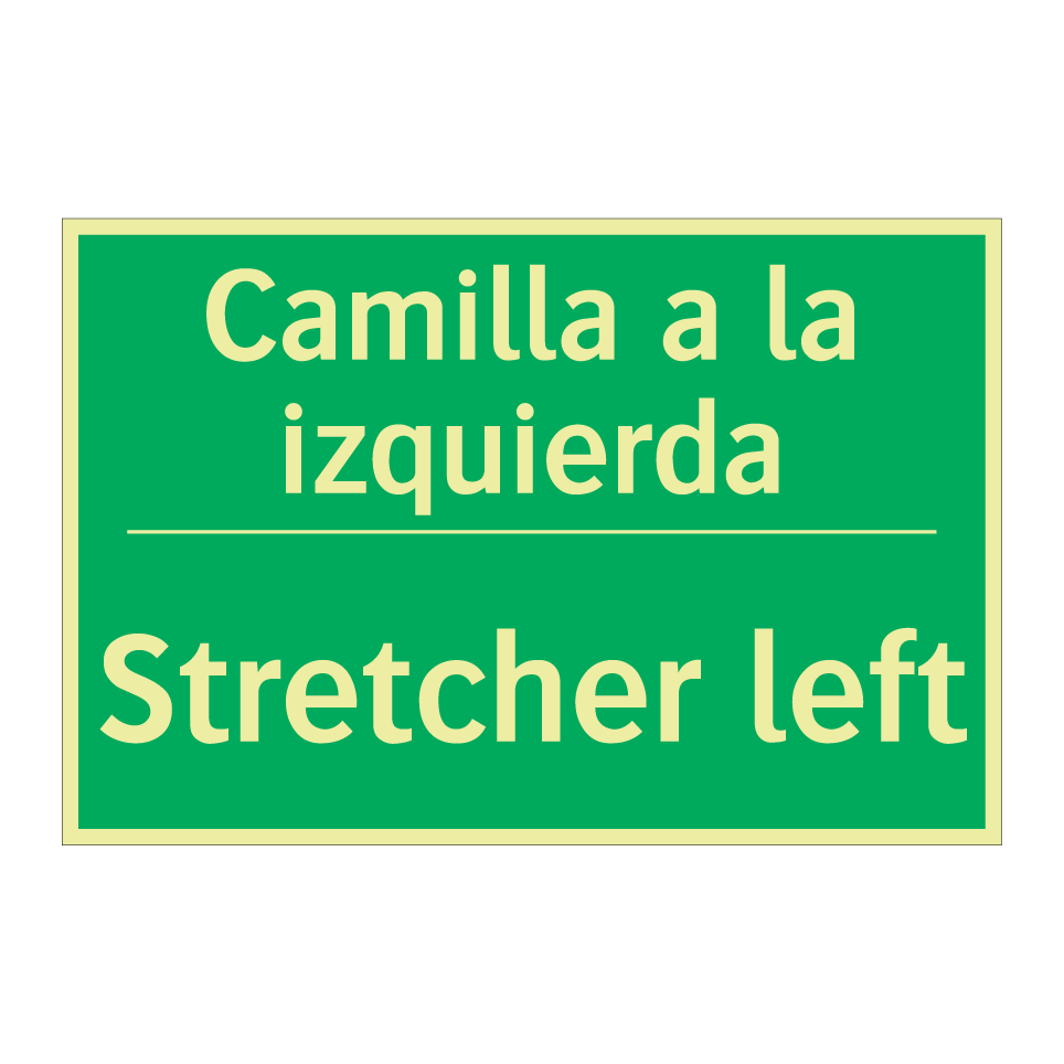 Camilla a la izquierda - Stretcher left