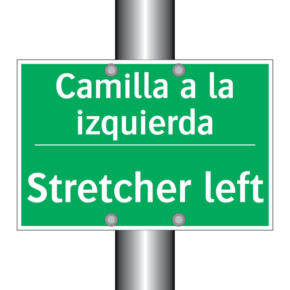 Camilla a la izquierda - Stretcher left