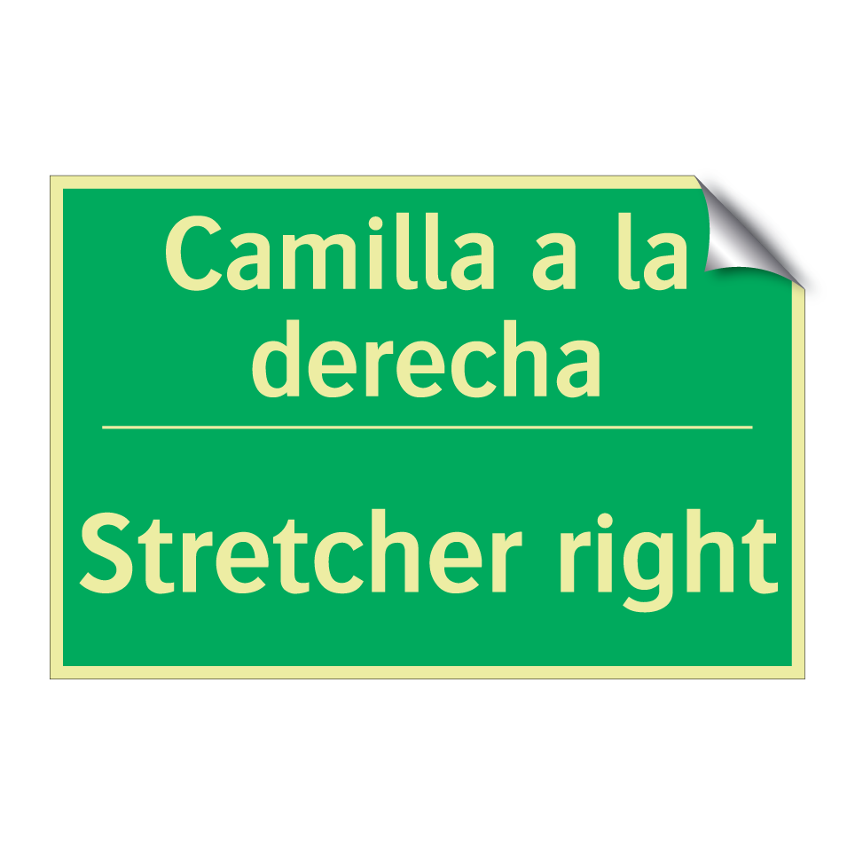 Camilla a la derecha - Stretcher right