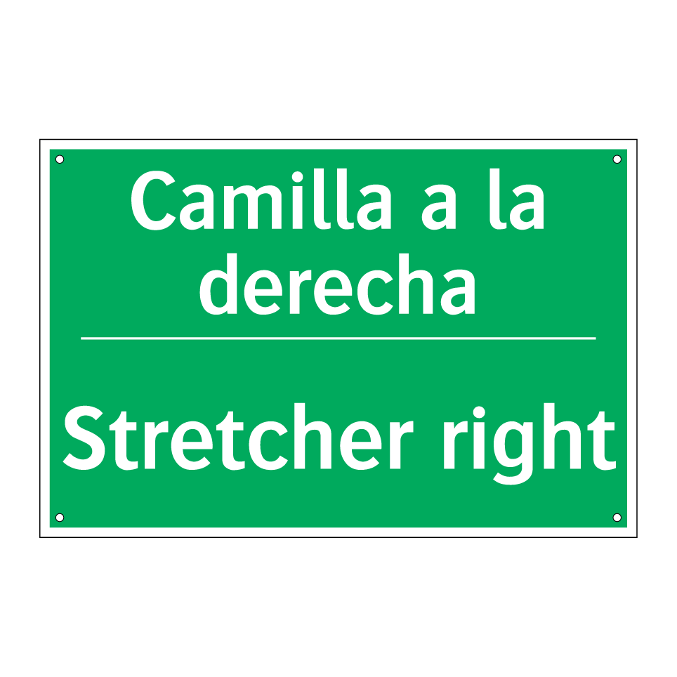 Camilla a la derecha - Stretcher right