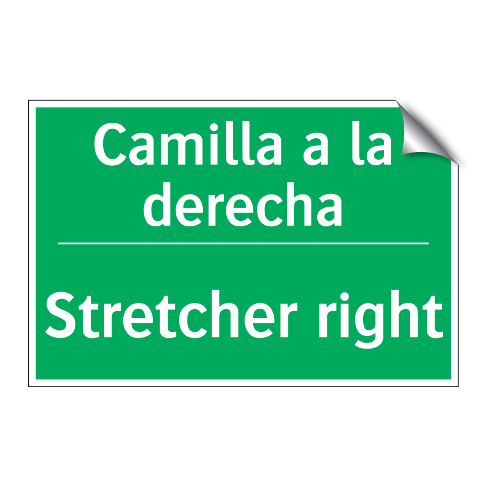 Camilla a la derecha - Stretcher right