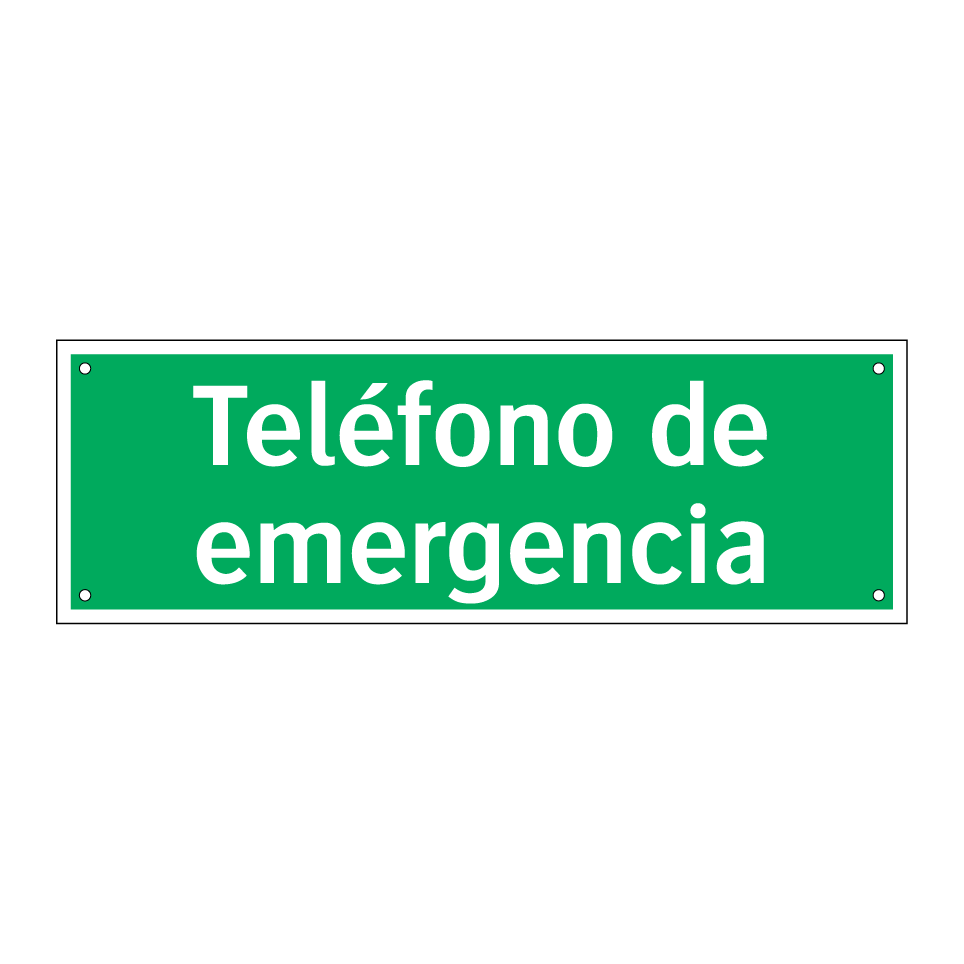 Teléfono de emergencia