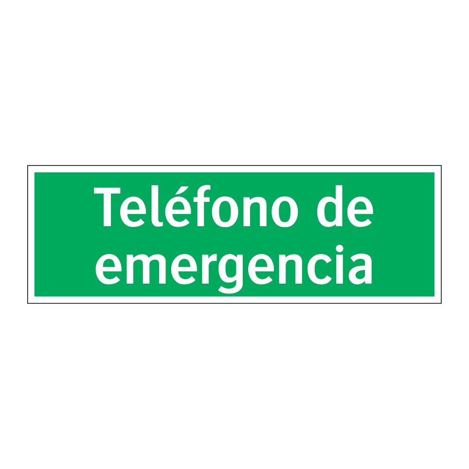 Teléfono de emergencia