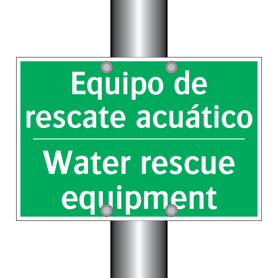 Equipo de rescate acuático - Water rescue equipment